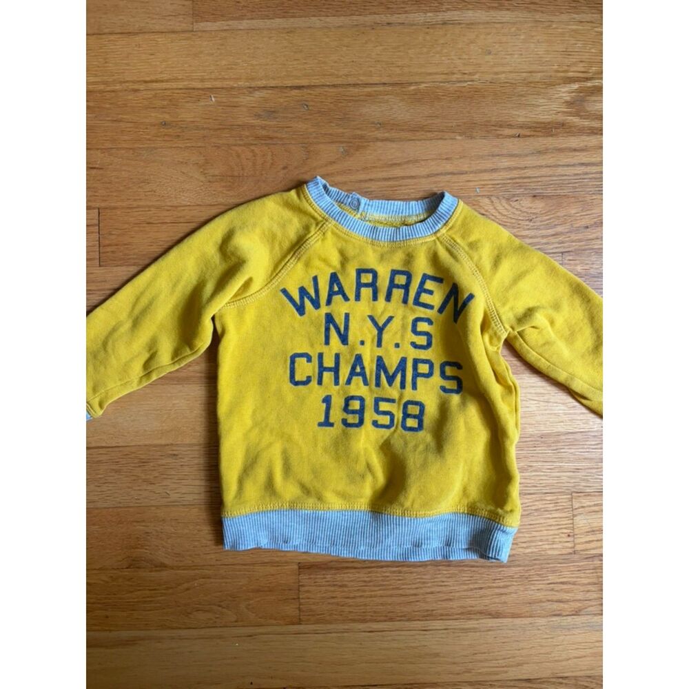 H&M Yellow Toddler Boys Sweatshirt l Sz.12-18M